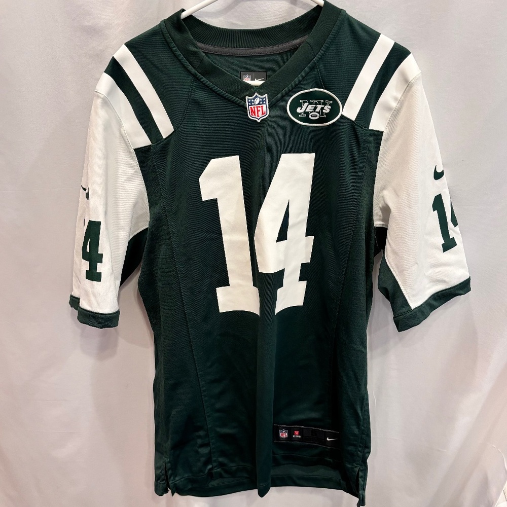 NFL Nike New York Jets #14 Darnold Football On Field Jersey Size S